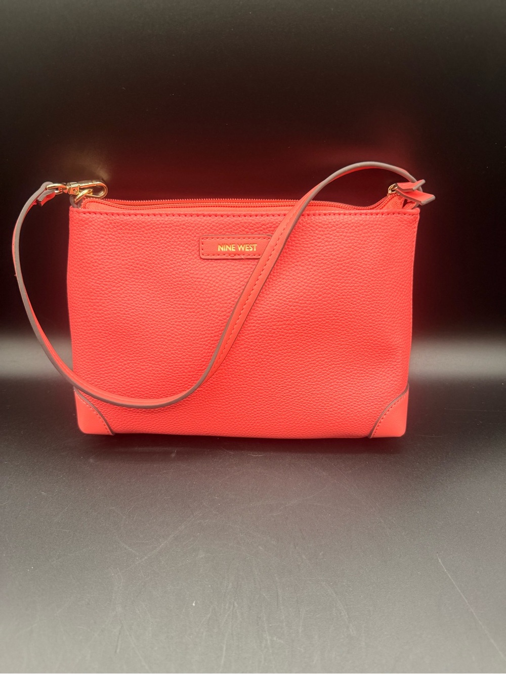 Nine West Pink Crossbody Bag - Pebbled Leather